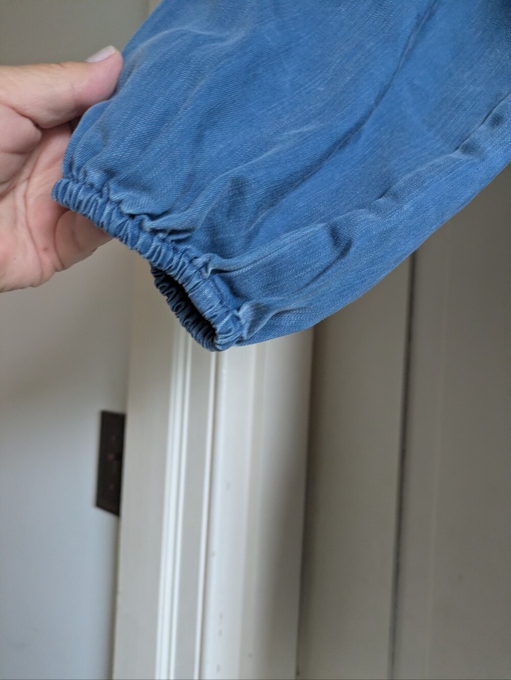 Old Navy Peasant/Cottagecore Blue Dress- M - Picture 4 of 7